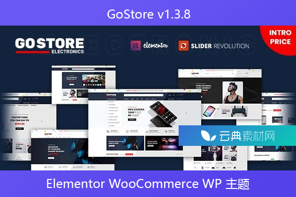 GoStore v1.3.8 – Elementor WooCommerce WordPress 主题