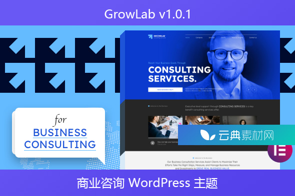 GrowLab v1.0.1 – 商业咨询 WordPress 主题
