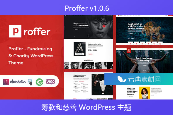 Proffer v1.0.6 – 筹款和慈善 WordPress 主题