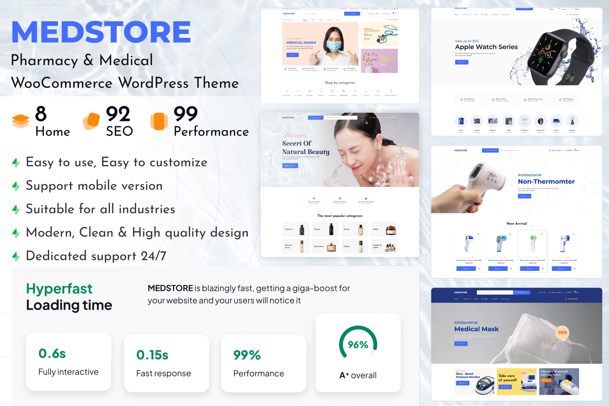 Medstore – 响应式 WooCommerce WordPress 主题