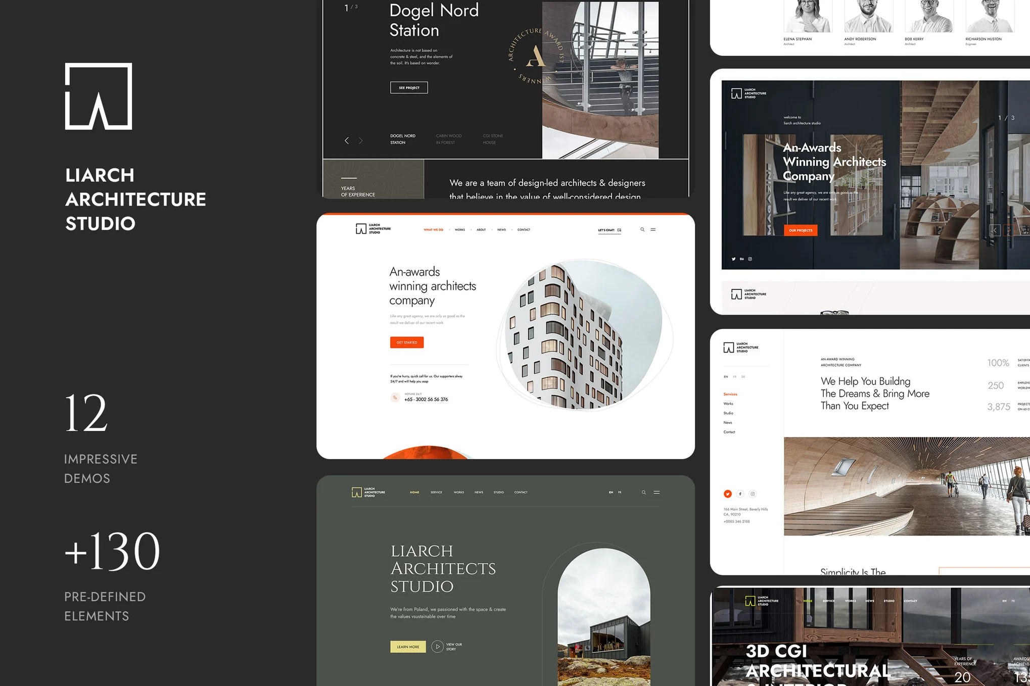 Liarch – 建筑和室内装饰 WordPress 主题