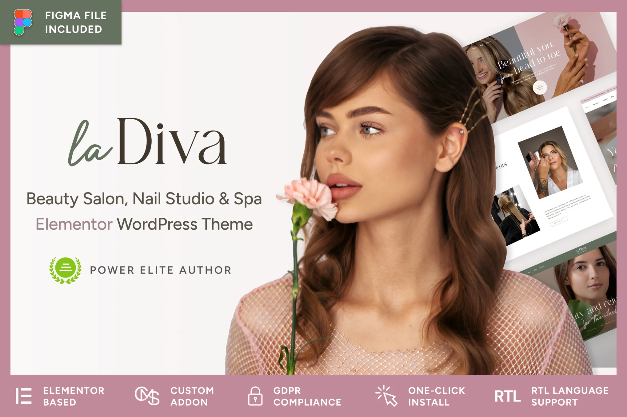 La Diva-美容院和水疗中心 WordPress 主题