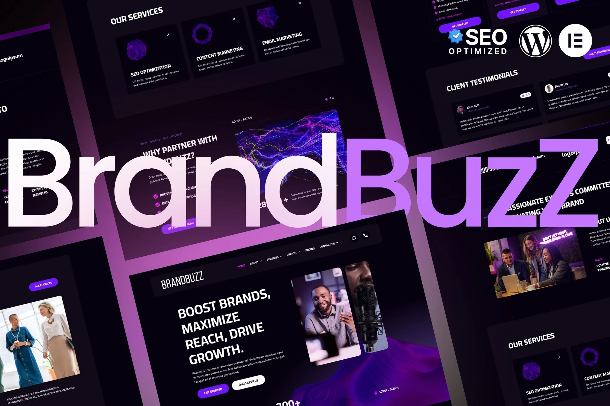 BrandBuzz-数字代理 Elementor 套件