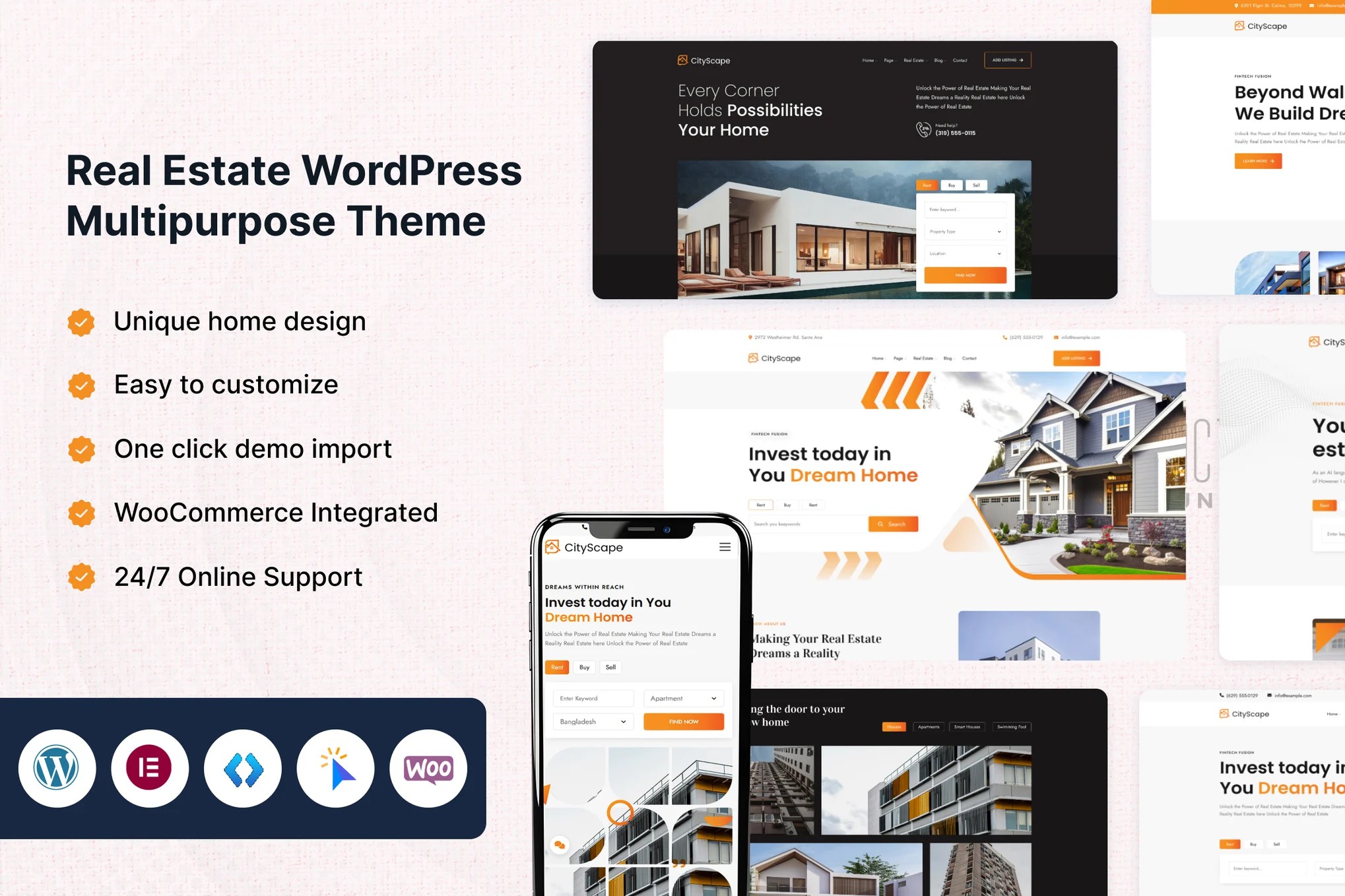 CityScape – 房地产 WordPress 主题