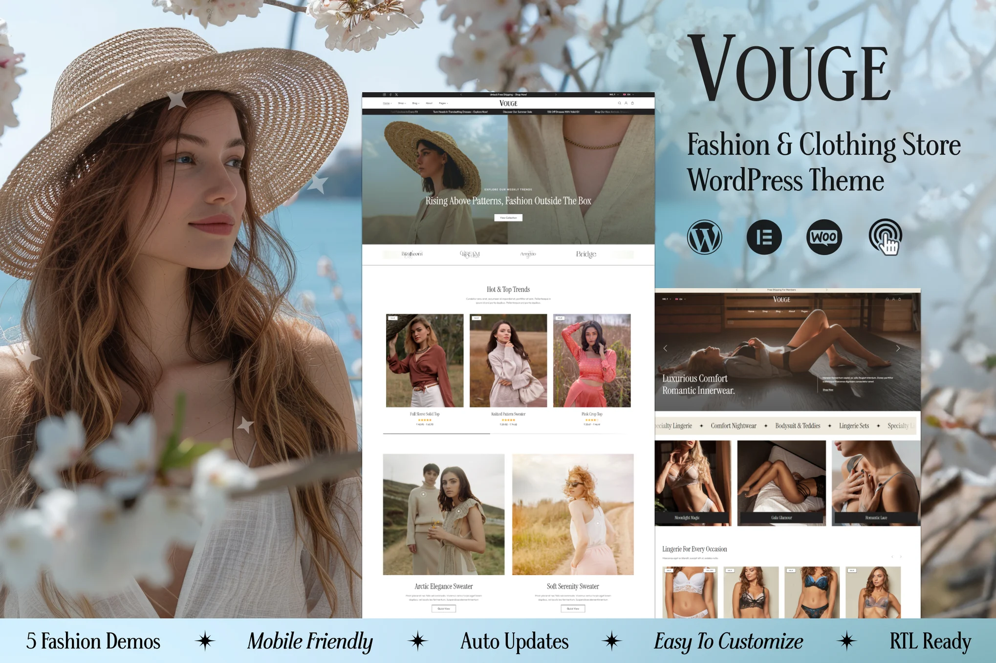 Vouge-时尚商店 WooCommerce 主题