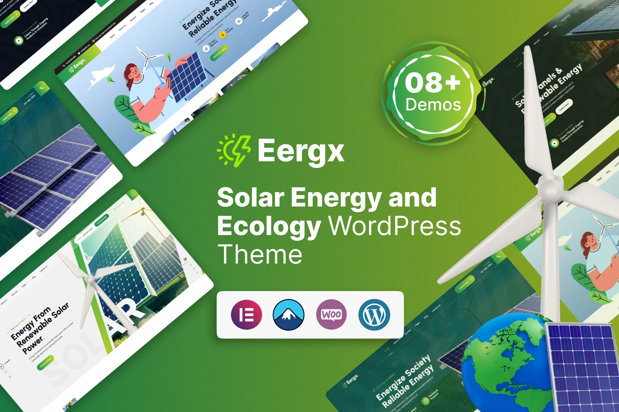 Eergx – 生态和太阳能 WordPress 主题