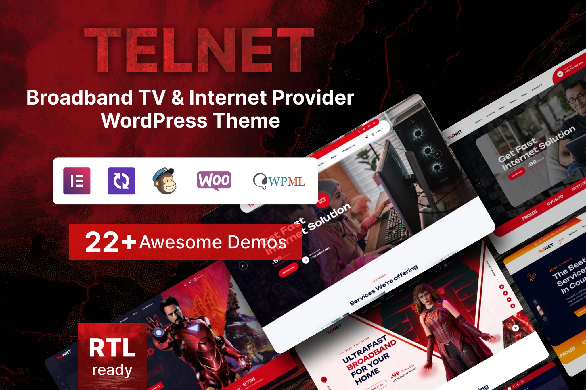 Telnet – 宽带电视和互联网提供商主题