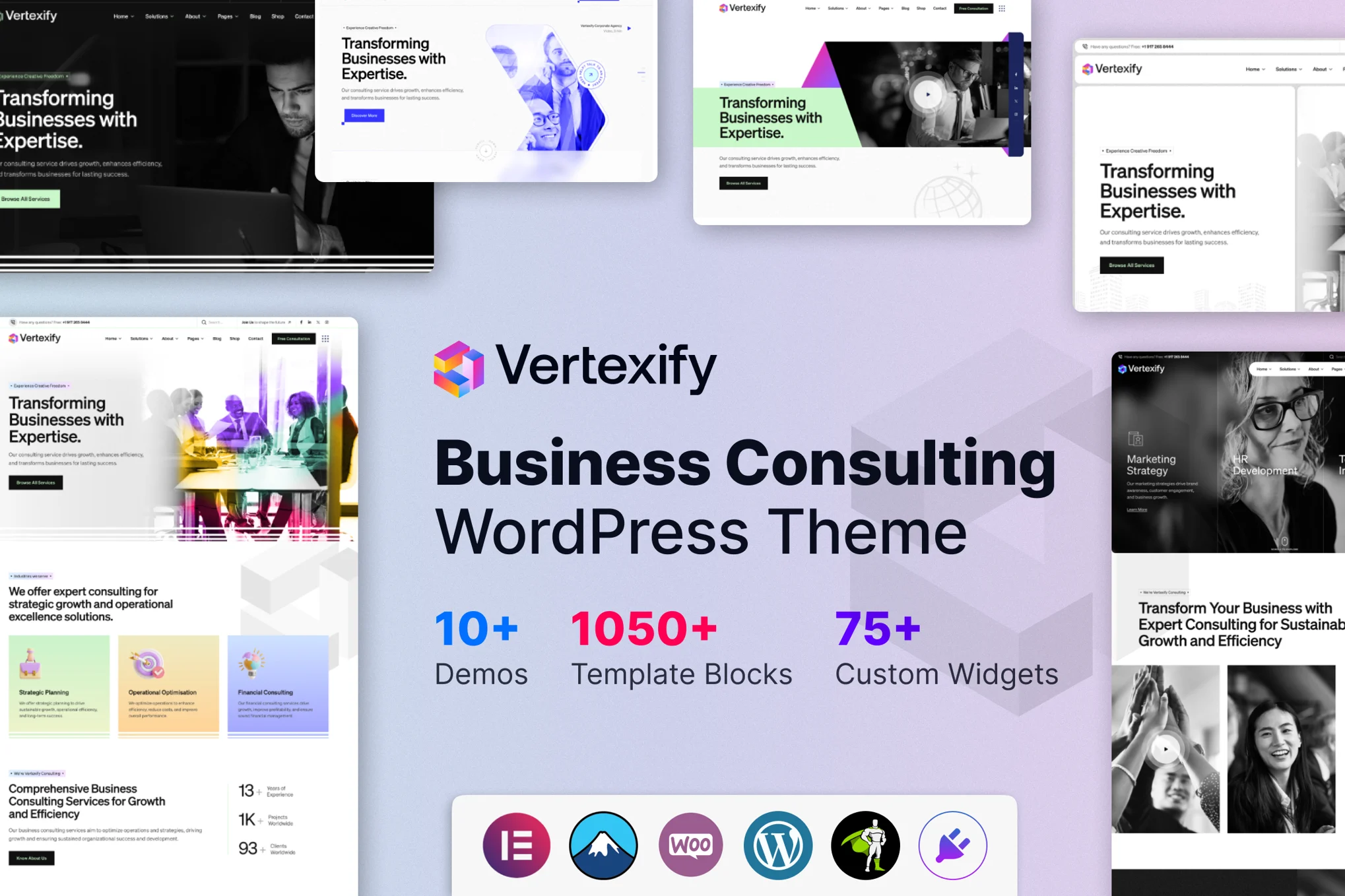 Vertexify-商业咨询 WordPress 主题