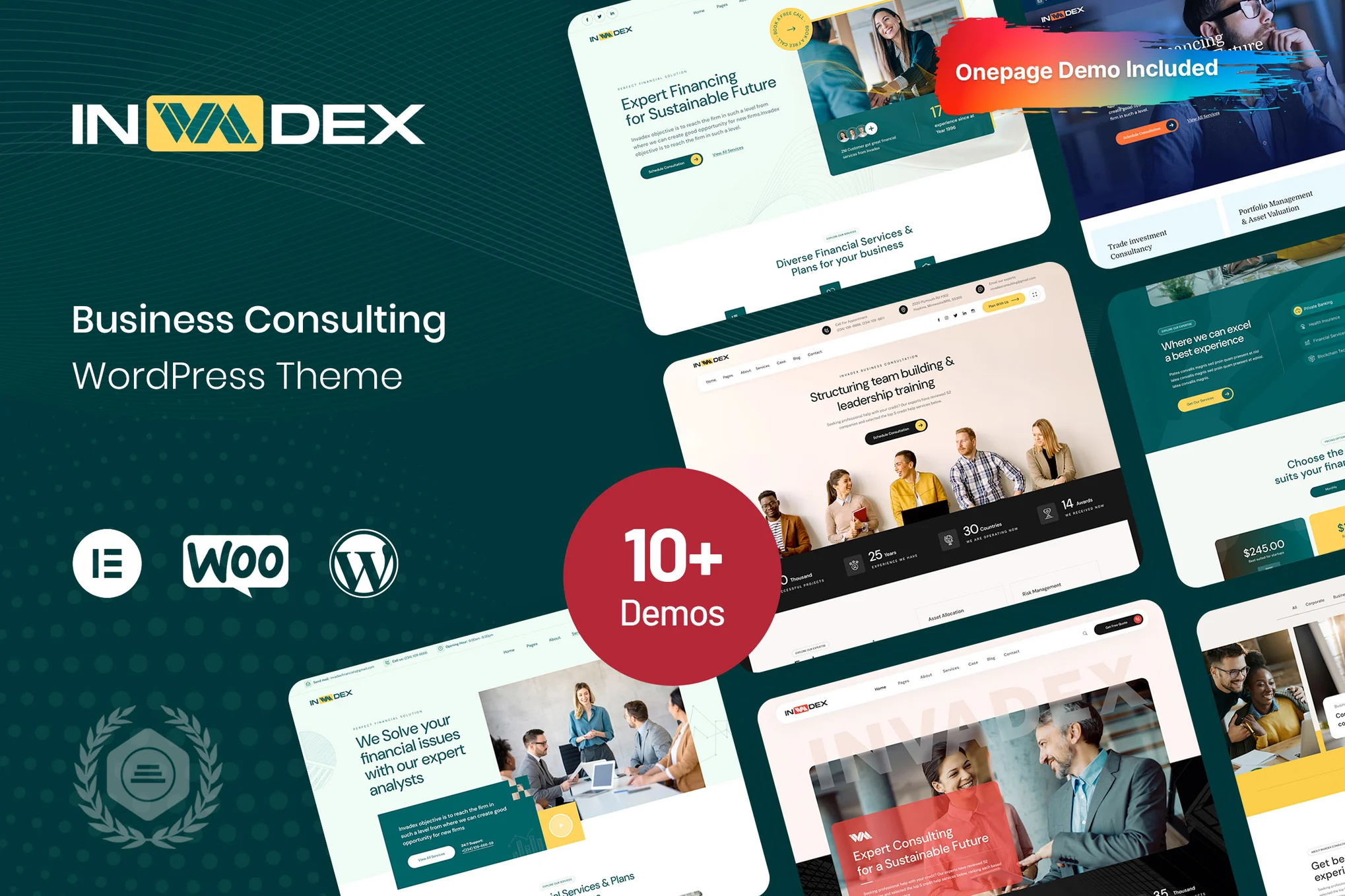 Invadex-商业咨询 WordPress 主题