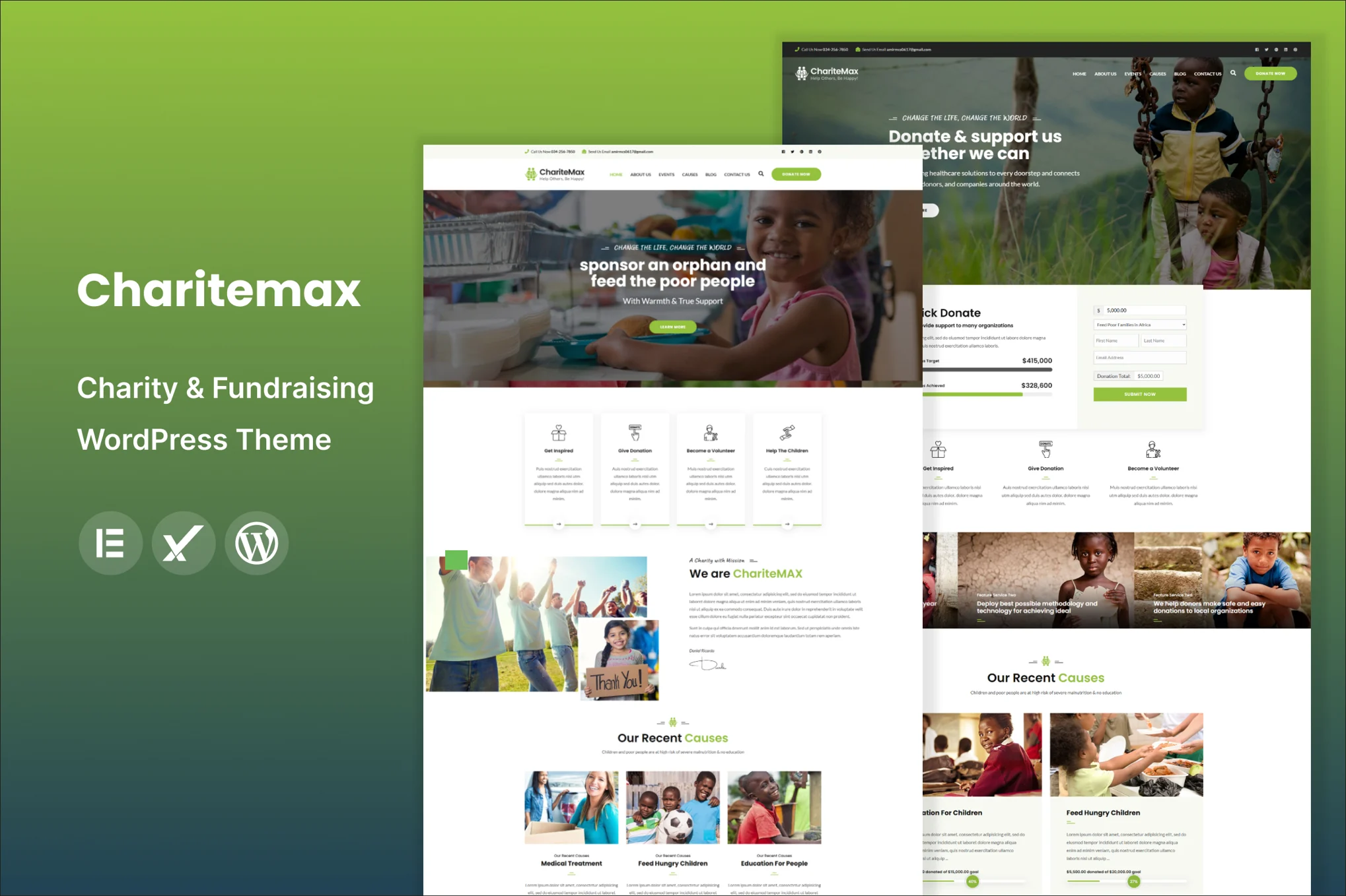 Charitemax-筹款 WordPress 主题