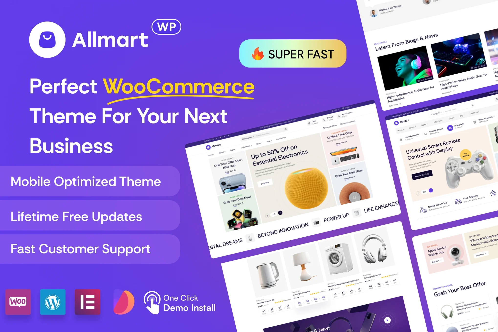 Allmart – 电子产品和小工具 WordPress 主题
