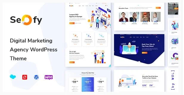 Seofy v1.6.8 – 数字营销机构 WordPress 主题