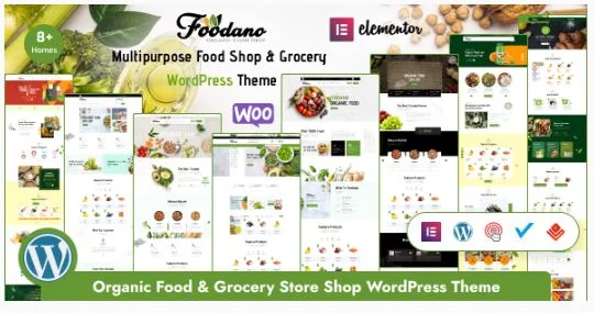 Foodano 食品商店和市场 WordPress 主题