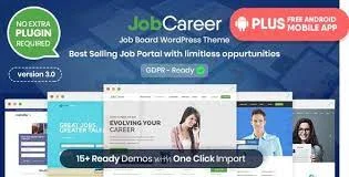 JobCareer v6.4 – 职位公告板响应式 WordPress 主题