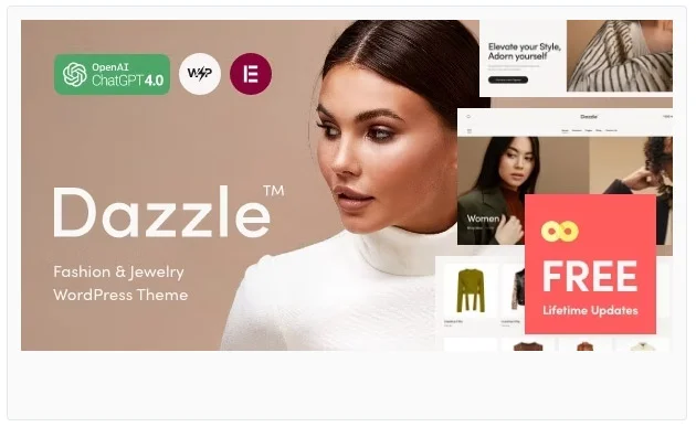 Dazzle – 时尚和珠宝 WordPress 主题