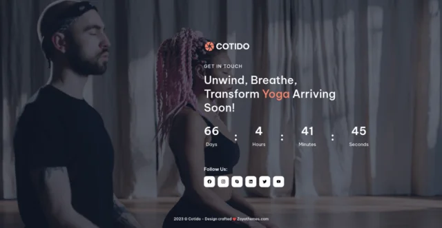 Cotido Tailwind CSS 即将推出 HTML 模板