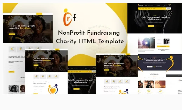 Crf 众筹慈善 HTML 模板