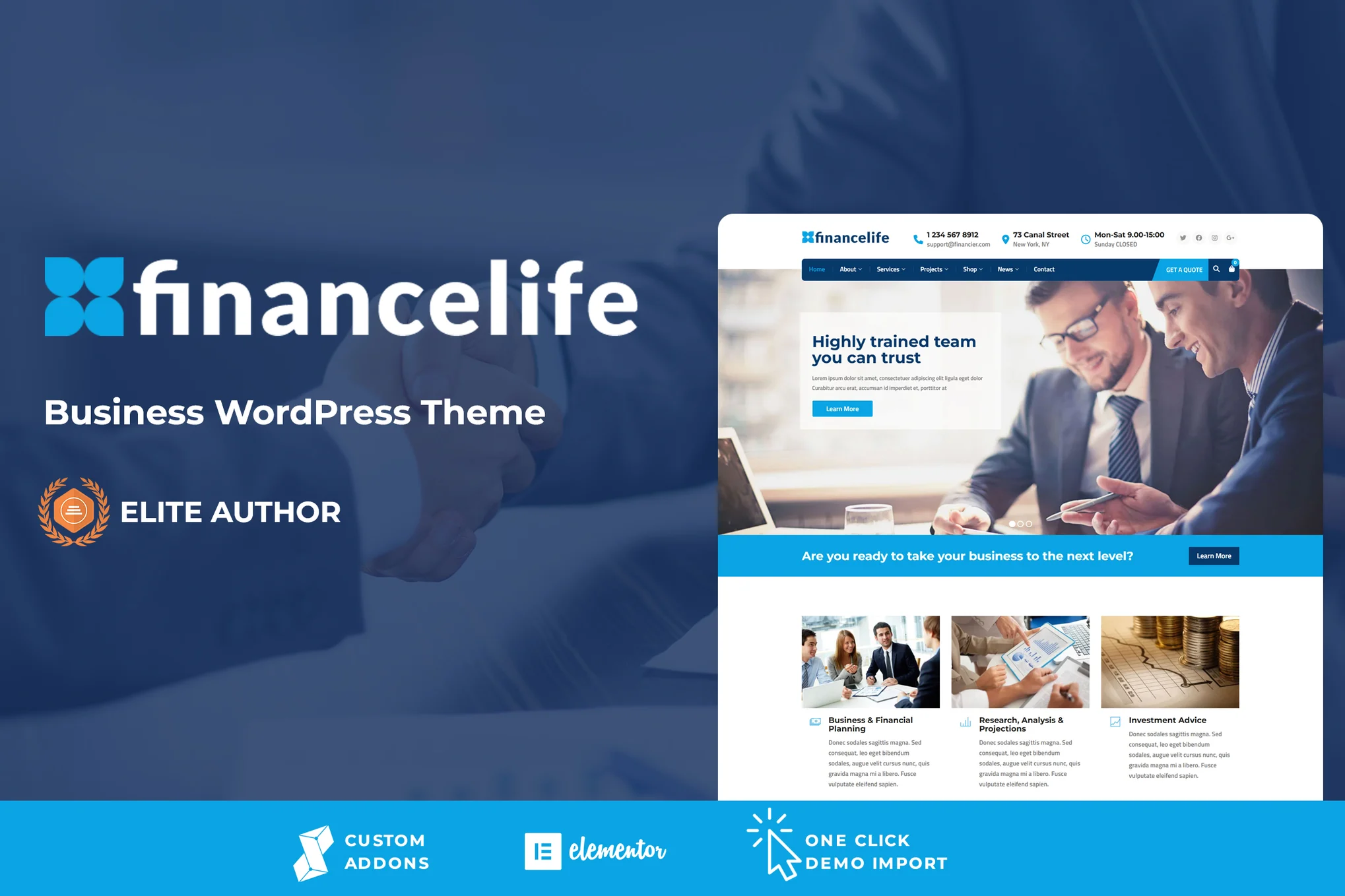 FinanceLife-商业 WordPress 主题