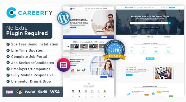 Careerfy – 工作委员会 WordPress 主题