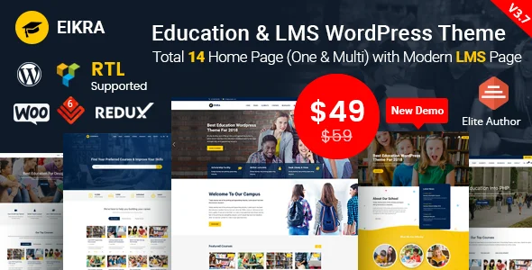 Eikra 教育 WordPress 主题