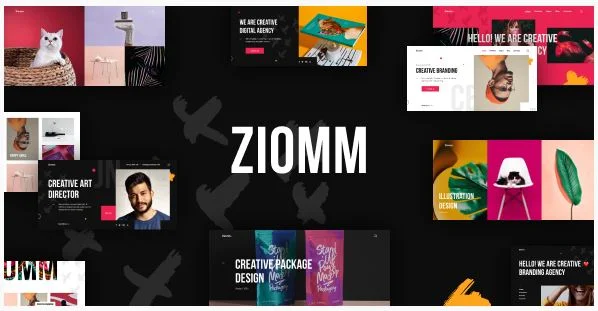 Ziomm – 创意机构和作品集 WordPress 主题
