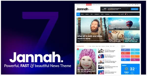 Jannah v7.5.0 报纸杂志新闻 BuddyPress AMP
