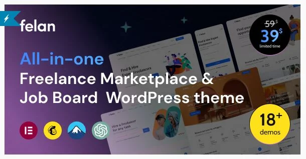 Felan – 自由职业者市场和工作委员会 WordPress 主题