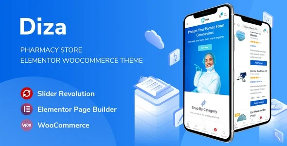 Diza – 药店 Elementor WooCommerce 主题
