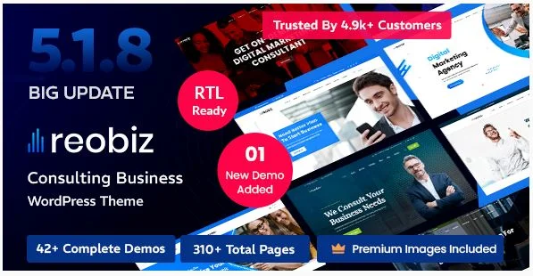 Reobiz v5.1.8 – 咨询业务 WordPress 主题