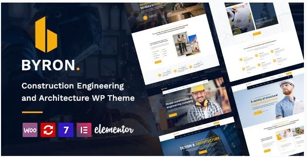 Byron – 建筑和工程 WordPress 主题