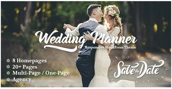 Wedding Planner v6.7 – 响应式 WordPress 主题