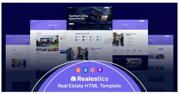 Realestics – 房地产 HTML 模板