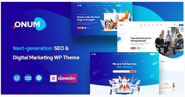 Onum – SEO 和营销 Elementor WordPress 主题