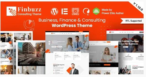 Finbuzz v2.1.0 – 企业商务 WordPress 主题