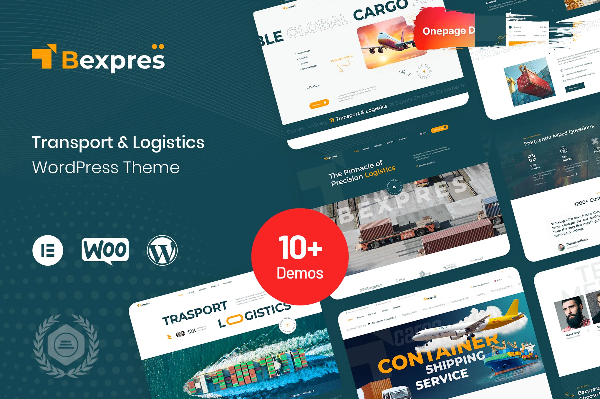 Bexpres-运输和物流 WordPress 主题