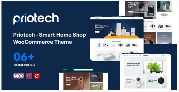 Priotech – 智能家居商店 WooCommerce 主题