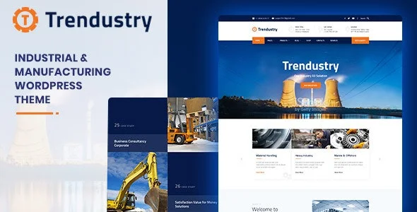 Trendustry – 工业和制造业 WordPress 主题