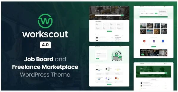 WorkScout – 工作委员会和自由职业者市场 WordPress 主题
