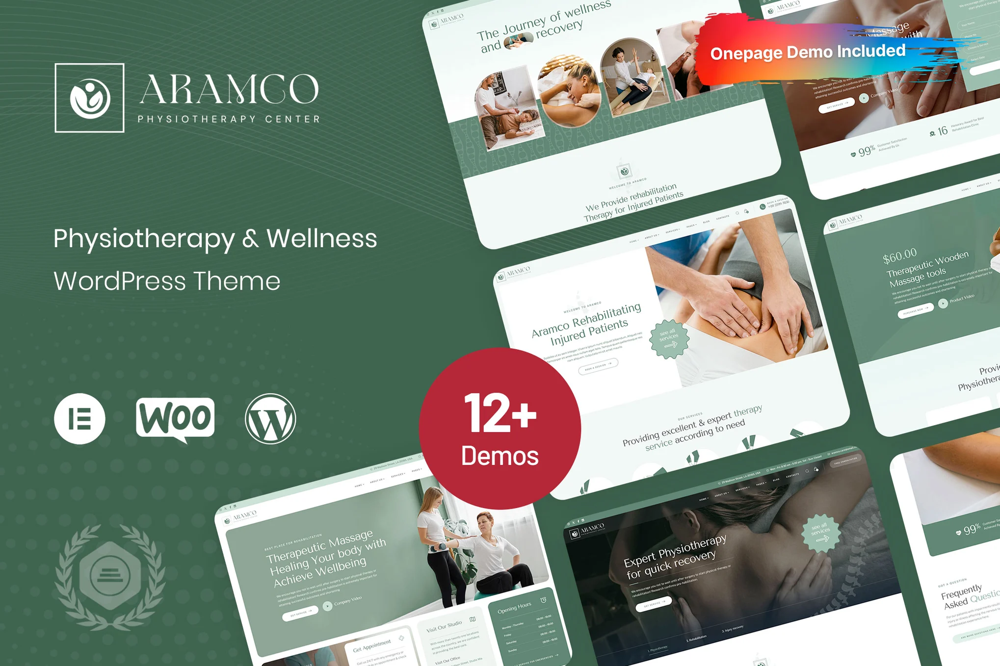 Aramco – 物理治疗和健康 WordPress 主题