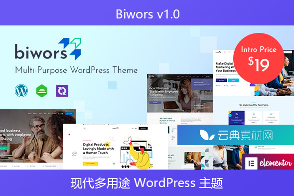 Biwors v1.0 – 现代多用途 WordPress 主题