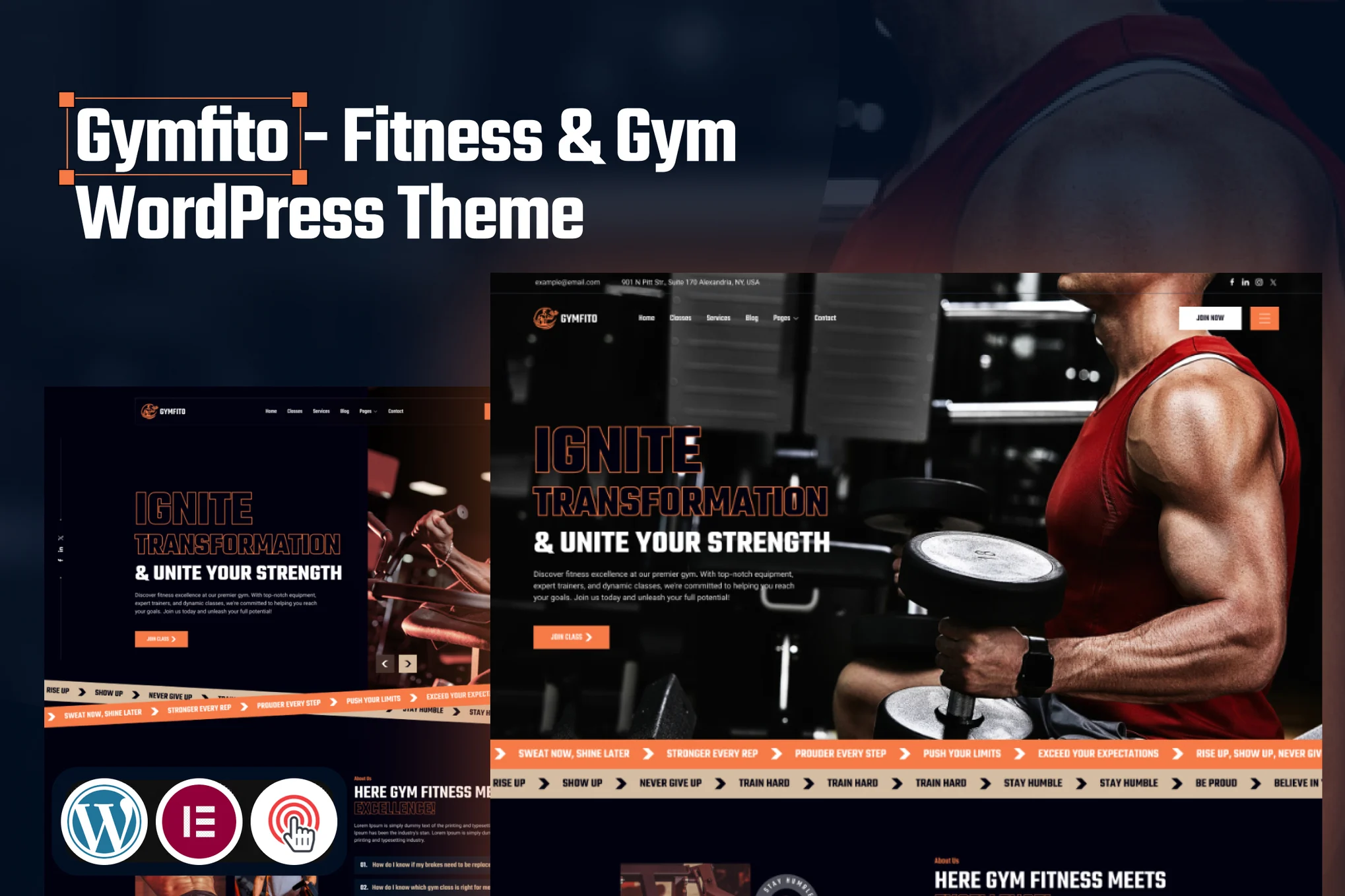 Gymfito – 健身和健身房 WordPress