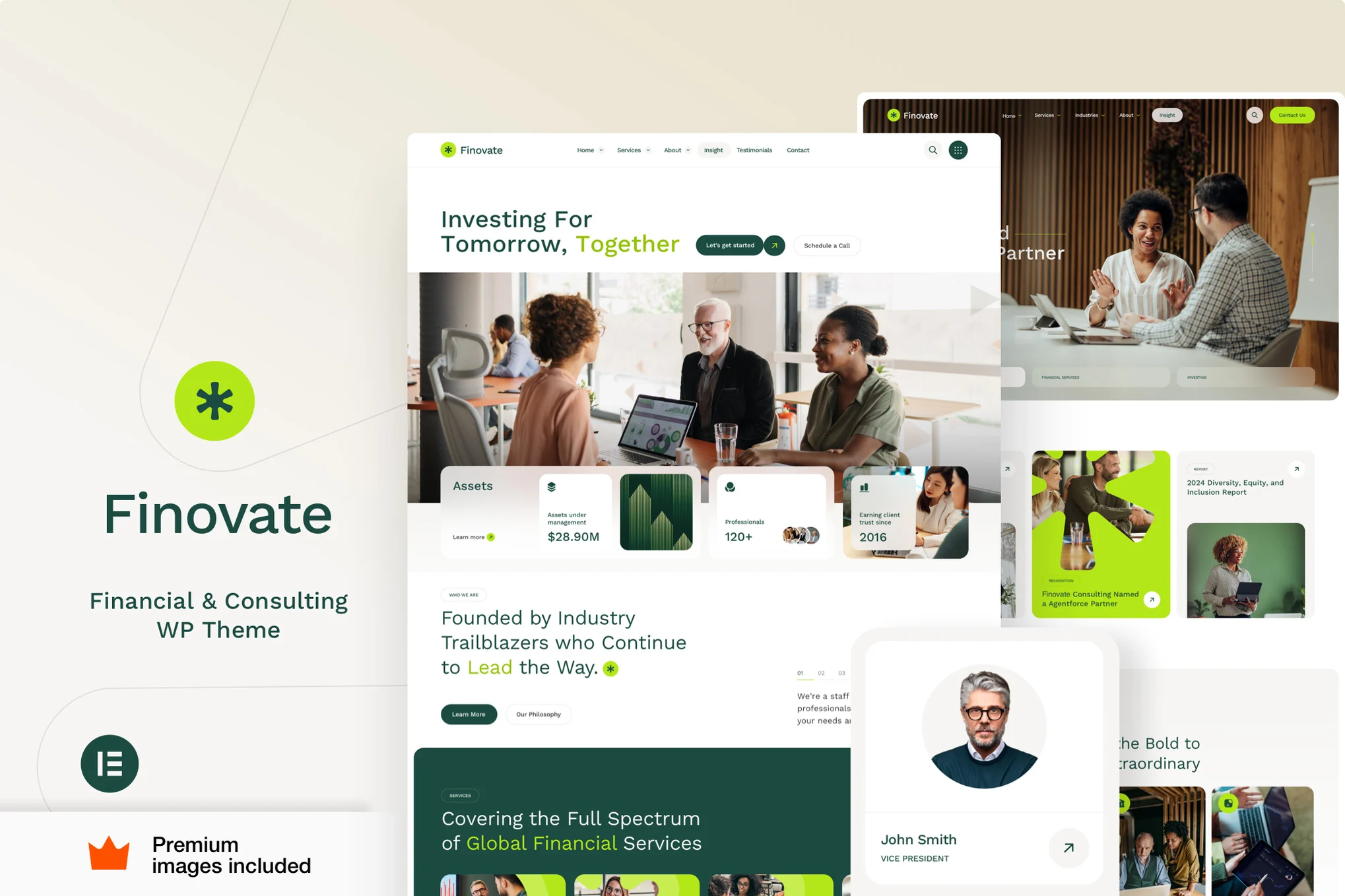 Finovate – 财务顾问咨询 WordPress
