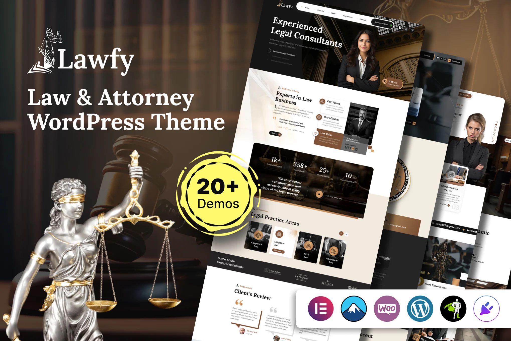 Lawfy-法律和律师 WordPress 主题