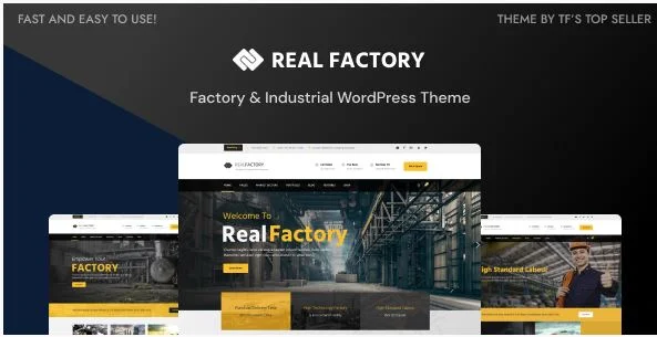 Real Factory- 真正的工厂建设 WordPress