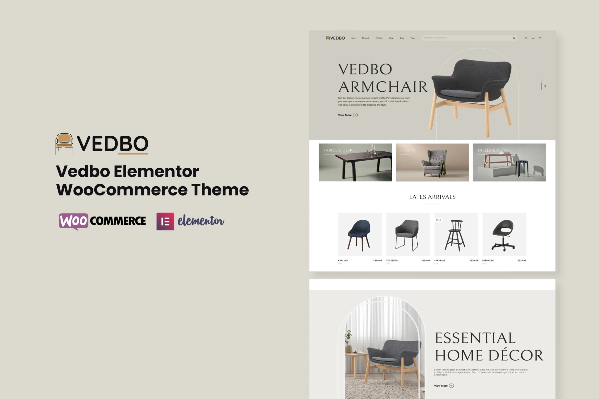 VEDBO – Elementor WooCommerce 主题