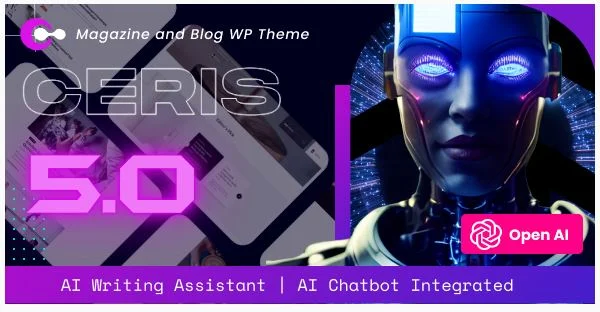 Ceris v5.5 – 杂志和博客 WordPress 主题