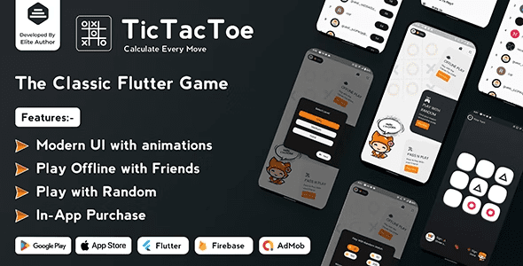 Tic Tac Toe v1.1.1 – 经典 Flutter 井字游戏