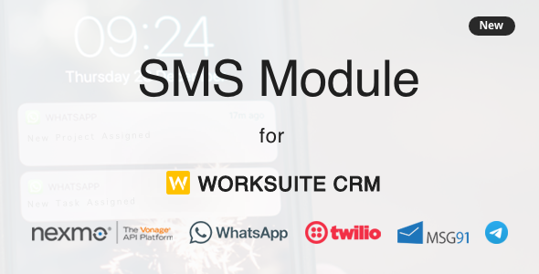 Worksuite CRM v2.1.3 – SMS 模块