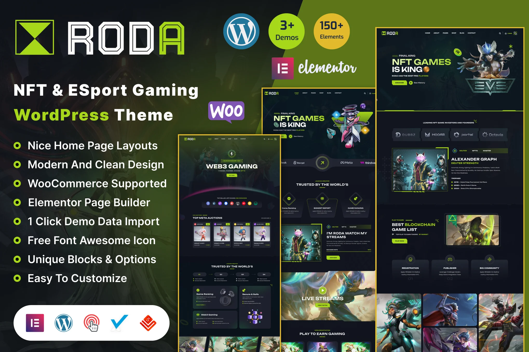 Roda – 游戏商店和电子商务 WordPress 主题