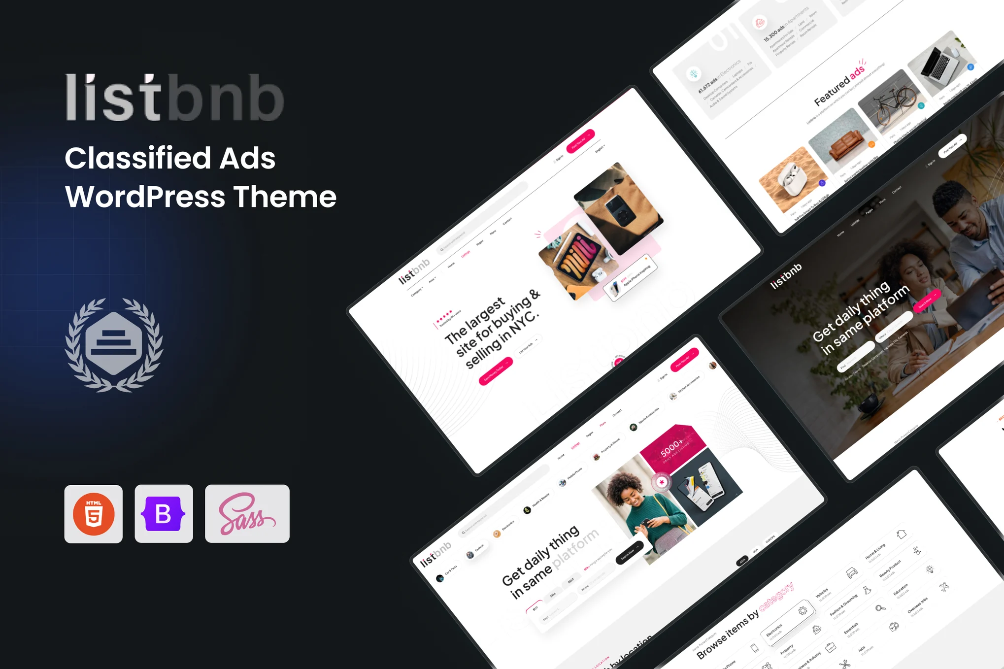 Listbnb – 分类广告 WordPress 主题